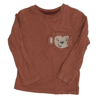 T-shirt à manches longues (Marron) de Nutmeg Coton