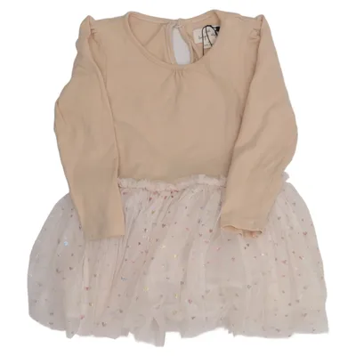 Robe (Beige) de Konges Sløjd Coton, Élasthane, Polyester