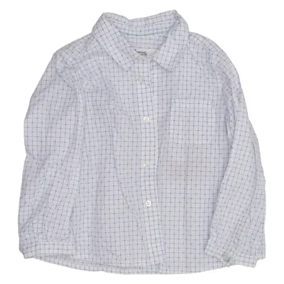 Chemise (Blanc, Bleu) de Bonpoint Coton