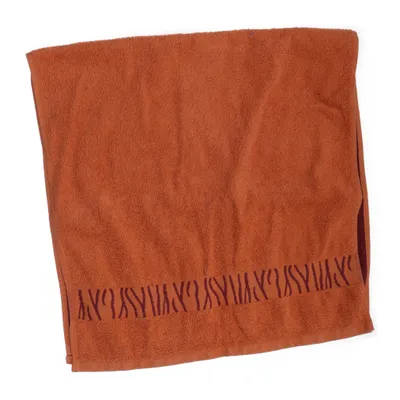 Handduk (Orange, Röd) från Domo Bomull