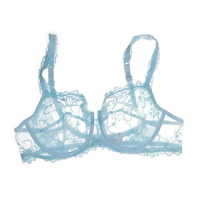 Bra (Blue) from Lise Charmel Cotton, Elastane, Polyester