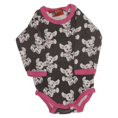 Body (Gris, Rose, Blanc) de Bamse by Lindex Coton