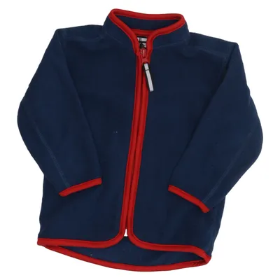 Fleece jacket (Blue, Red) from Polarn O. Pyret Polyester