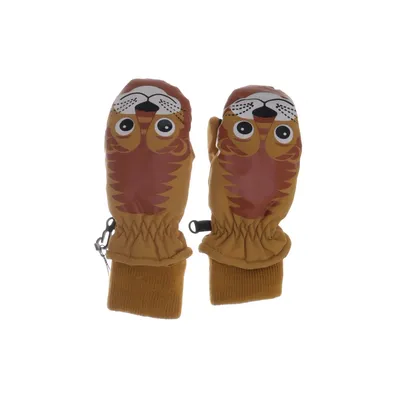 Mittens (Brown) from Pusblu Polyester, Acrylic, Polyurethane