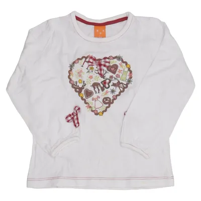 Lange mouwen shirt (Wit, Meerkleurig) van Pusblu Katoen