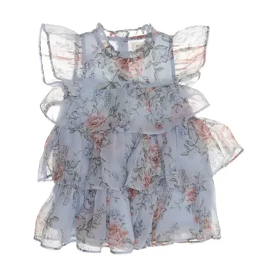 Dress (Blue, Multicolored) from Newbie by KappAhl Polyester