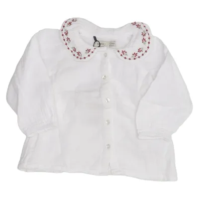 Blouse (Wit) van Sfera Katoen, Polyester