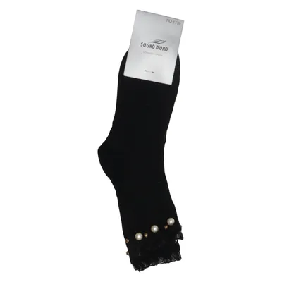 Chaussettes (Noir) de Sogno D'oro Coton, Élasthane, Polyamide