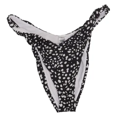Bikini bottom (White, Black, Multicolored) from ASOS Swim Elastane, Polyester
