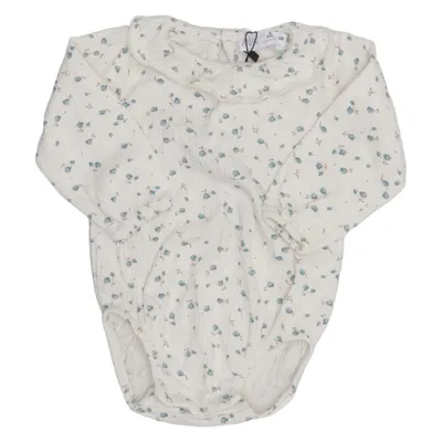 Body (Vit, Blå) från Zara Bomull, Elastan, Polyester