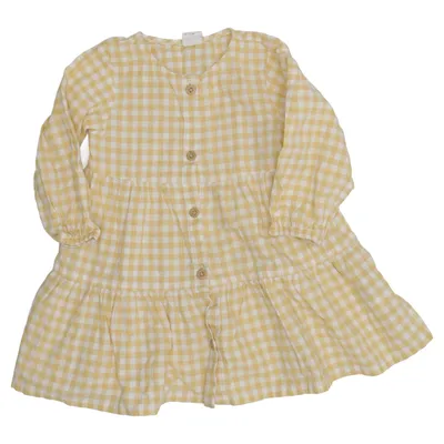 Robe (Jaune, Blanc) de H&M Coton