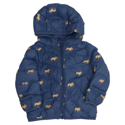 Winterjas (Blauw) van Cubus Mini Dons, Veer, Polyamide