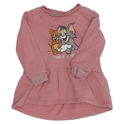 Klänning (Rosa) från Tom and Jerry Ekologisk bomull