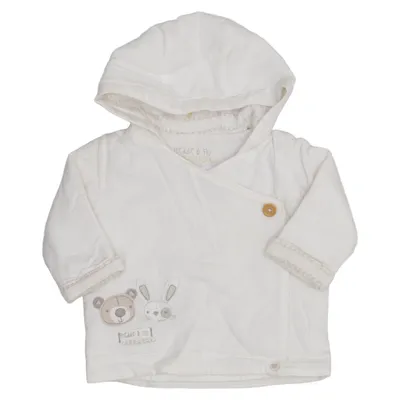 Sweat à capuche (Blanc) de Fred & Flo