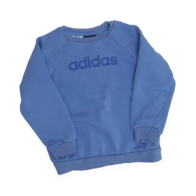 Sweatshirt (Blå, Flerfarvet) fra Adidas Bomuld, Polyester