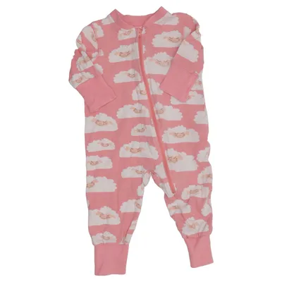 Sparkedragt (Pink, Hvid) fra MyWear Baby Bomuld, Elastan