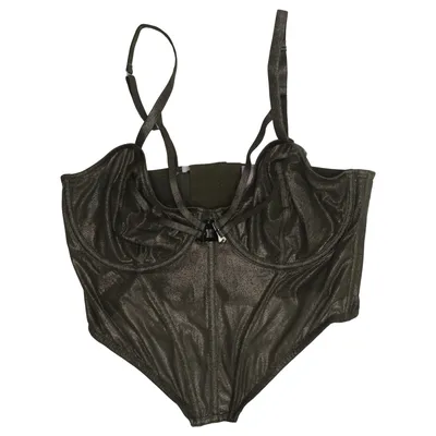 Bustier (Green) from Savage x Fenty Elastane, Polyamide