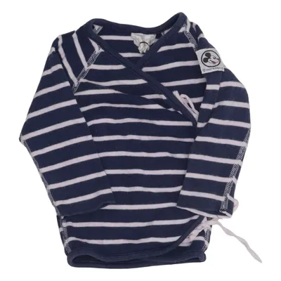 Wikkelblouse (Blauw, Wit) van Polarn & Pyret Katoen