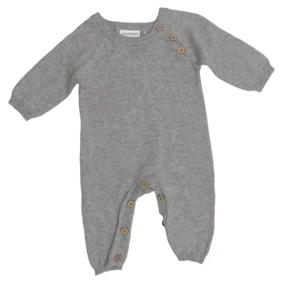 Barboteuse (Gris) de Friends Coton, Laine
