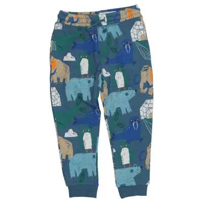 Sweatpants (Blue, Multicolored) from Mothercare Cotton, Elastane