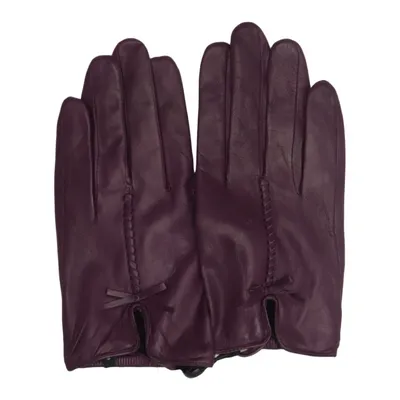 Läderhandskar (Lila) från Markberg Polyester