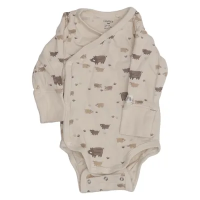 Body (Beige) de Lindex Baby Coton, Élasthane