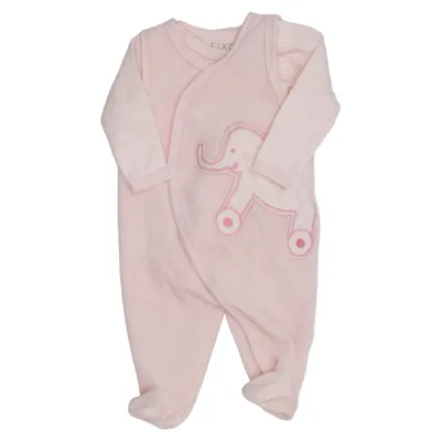 Barboteuse (Rose) de Fixoni Coton