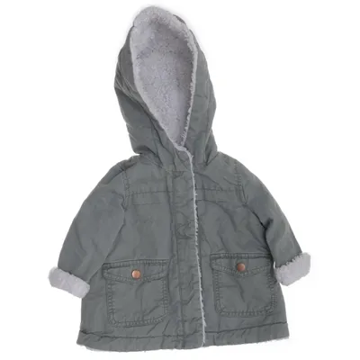 Jakke (Grøn) fra OshKosh B'gosh Bomuld, Kunstpels, Polyester