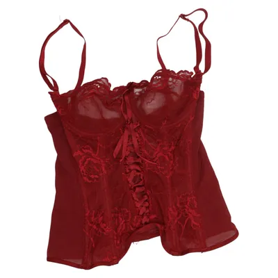 Bustier (Röd) från Ann Summers Elastan, Polyamid