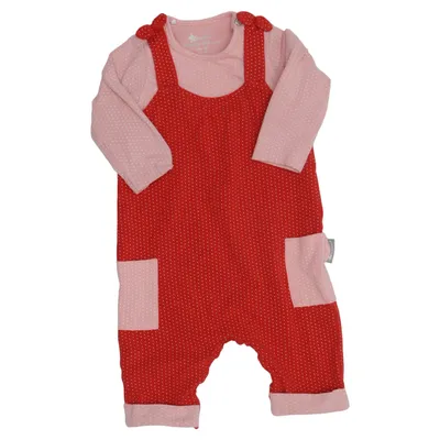 Barboteuse (Rouge, Rose) de Sterntaler Coton, Élasthane