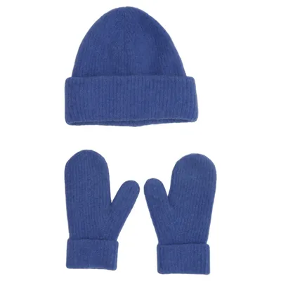 Beaniemössa (Blå) från Arket Alpackaull, Elastan, Polyester