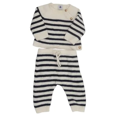 Sæt (Blå, Hvid) fra Petit Bateau Alpacauld, Polyamid