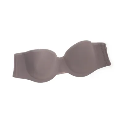 Soutien-gorge bandeau (Beige) de Lingerie Élasthane, Polyamide, Polyester