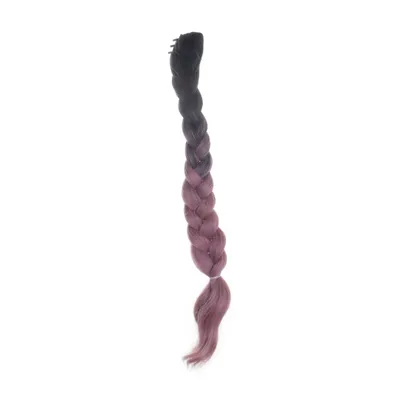 Haarteil (Pink, Schwarz)