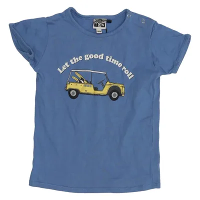 T-shirt (Blauw, Meerkleurig) van Bonton