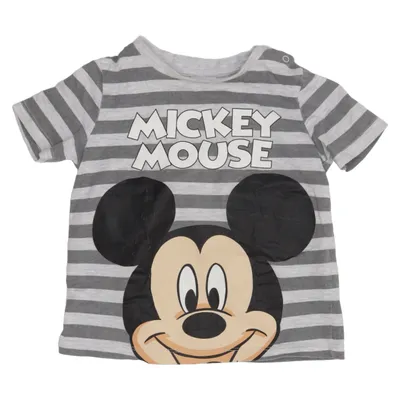 T-shirt (Grå, Vit, Svart) från Disney Baby Bomull, Elastan, Polyester