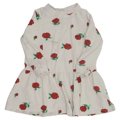 Dress (Beige, Red, Green) from Rikiki Cotton, Elastane