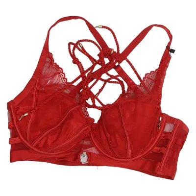 Soutien-gorge (Rouge) de Private Collection Élasthane, Polyamide, Polyester