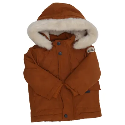 Vinterjakke (Brun) fra Dopo Dopo Baby Akryl, Elastan, Polyester