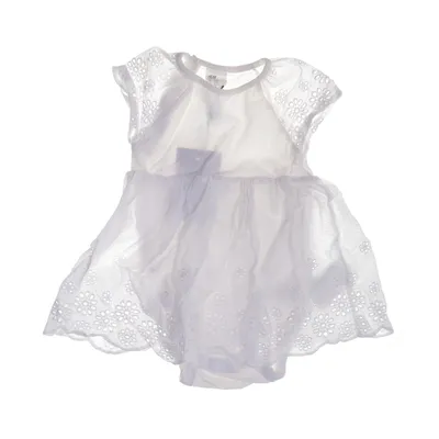 Klänning (Vit) från H&M Bomull, Elastan