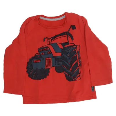 Langærmet t-shirt (Rød, Blå) fra Jako-O Bomuld