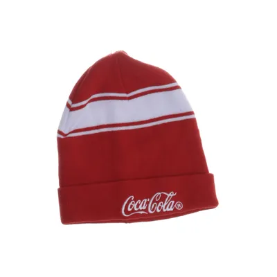 Beanie (Rood, Wit) van Coca Cola Organisch katoen