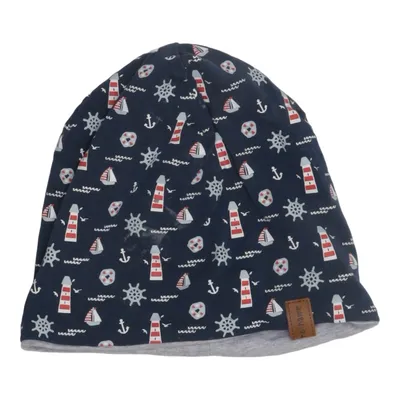 Beanie (Blauw, Meerkleurig) van No Name