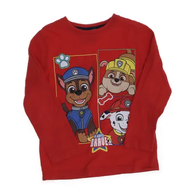 Lange mouwen shirt (Rood) van Nickelodeon Katoen