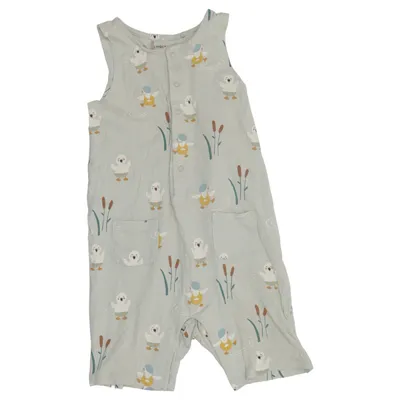 Barboteuse (Vert, Multicolore) de Lindex Baby Coton