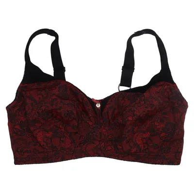 Soutien-gorge (Rouge, Noir) de Ulla Popken Coton, Élasthane, Polyamide