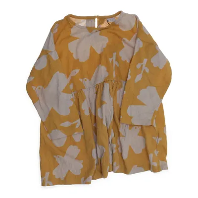 Klänning (Gul, Beige) från Lindex Kids Bomull, Elastan, Polyester