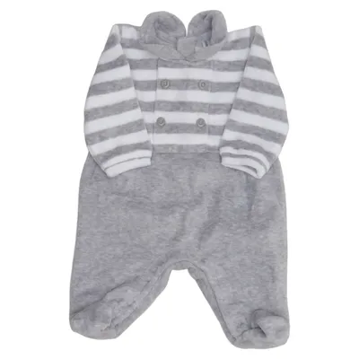 Rompertjes (Grijs, Wit) van Idexe Katoen, Polyester