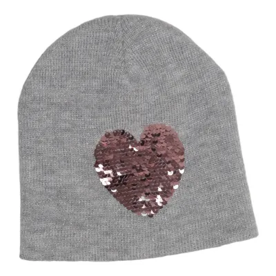 Beanie (Grijs) van Infinity Kids Acryl, Metallvezel