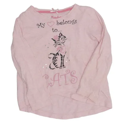 Long sleeve T-shirt (Pink) from Sweet Me Cotton, Polyester